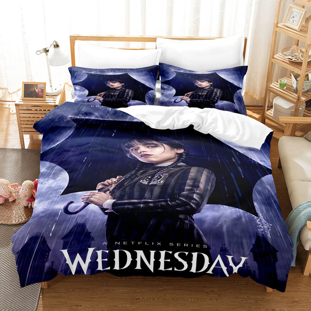 Xcsgsra (Style 18, Double(200X200cm/3Pcs)) Wednesday Bedding Single Double Duvet Cover Uk Not,Specified