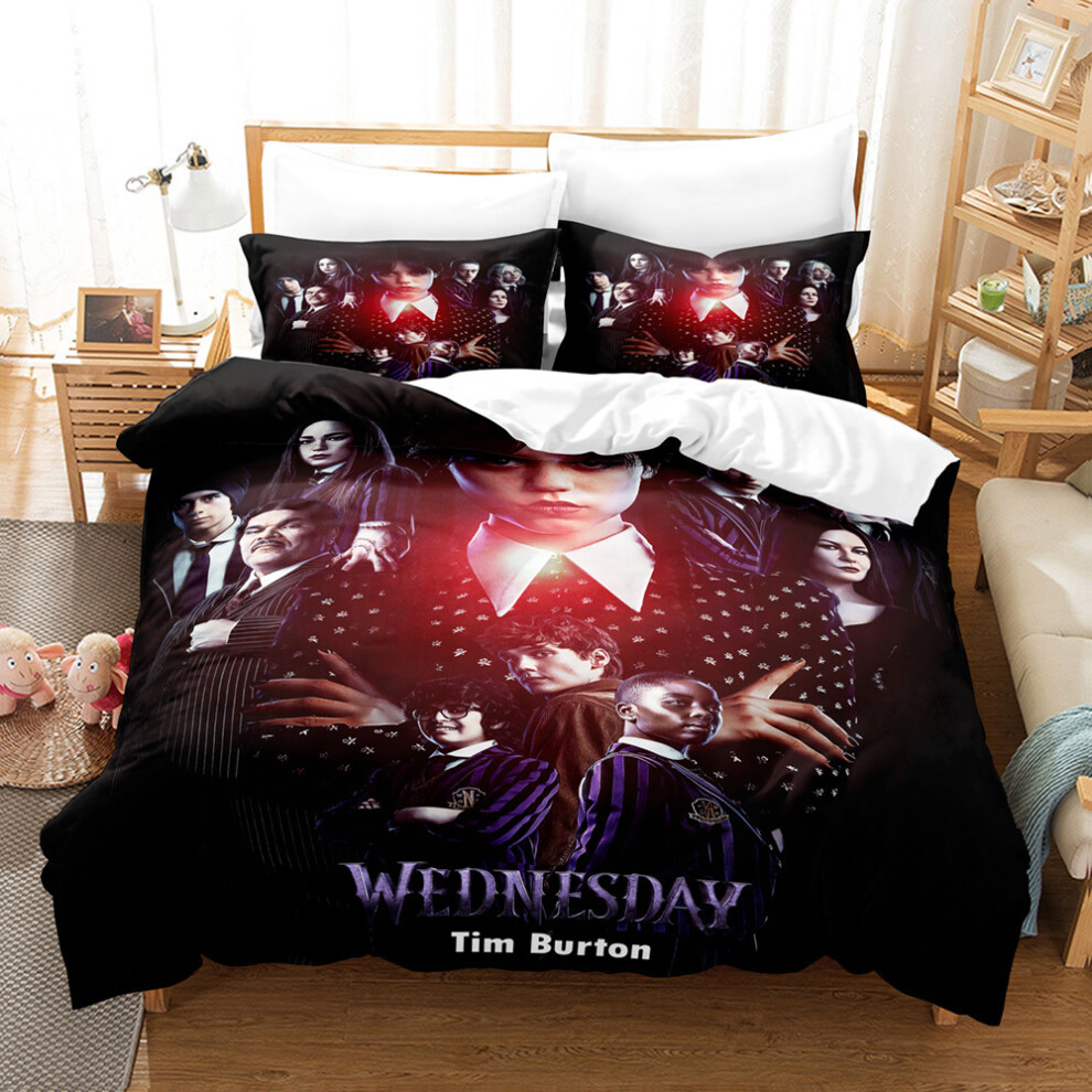 Xcsgsra (Style 07, Double(200X200cm/3Pcs)) Wednesday Bedding Single Double Duvet Cover Uk Not,Specified