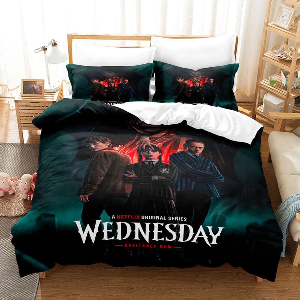 Xcsgsra (Style 06, Double(200X200cm/3Pcs)) Wednesday Bedding Single Double Duvet Cover Uk Not,Specified