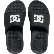 (UK7) DC Shoes Bolsa Herren Slide Sandalen Schwarz Weiß