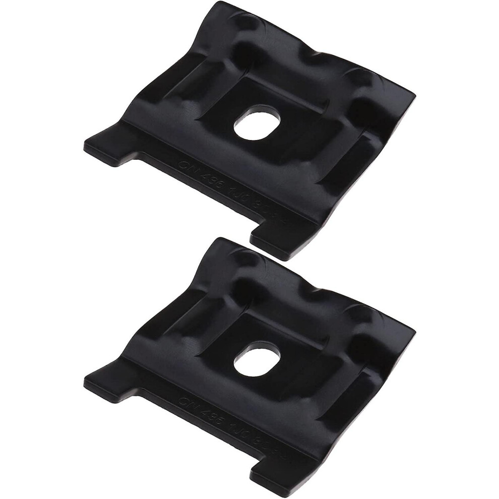 2Pcs Battery Hold Down Clamp Mounting Bracket With Bolt 1J0803219 6X0959502a Compatible With Beetle Compatible With Jetta Golf A3 Q3 Black 9152243419864