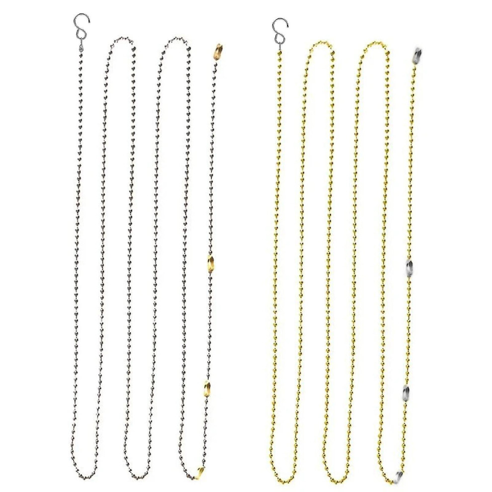 2pcs Height Chains With Hooks Accurate Appropriate Length Measuring Non-corrosive Volleyball Net Height Chains Training Equipment-image-OPC-PDQ27Z2-NEW