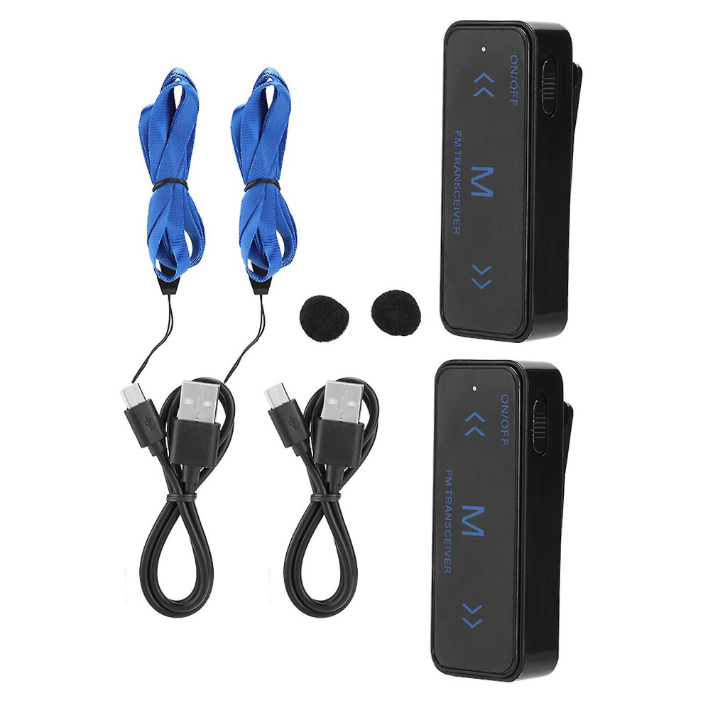 2 Pcs Mini Walkie Talkie Business Intercom 2 Way Radio With 1-3Km Communication Distance 9152243420525