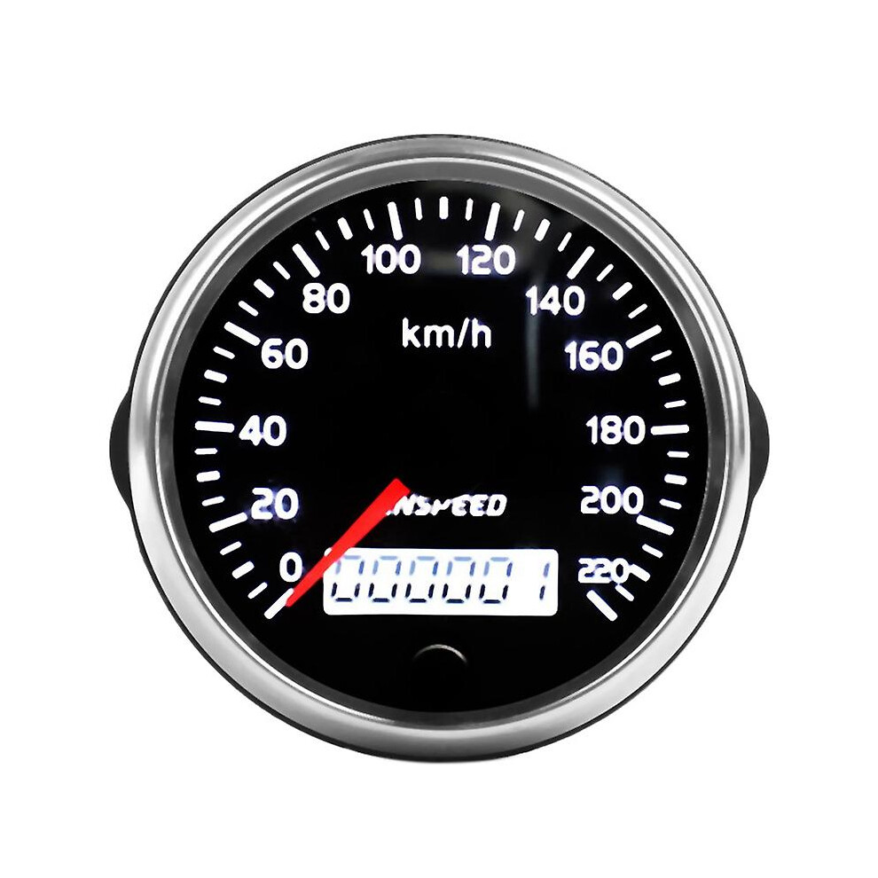 Universal Speedometer 12V/24V Odometer 85Mm 220Km/H For Car Motorcycle Lcd Tachometer 9152243421027