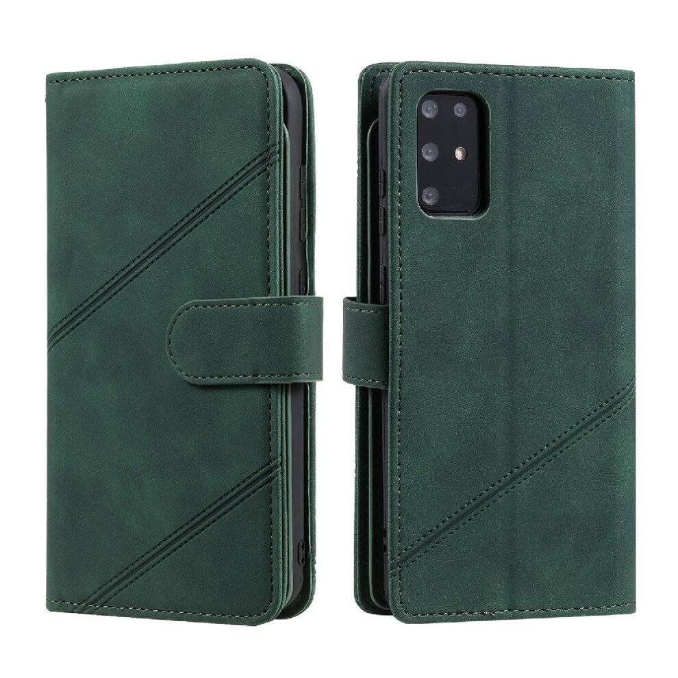 (Green) Case For Samsung Galaxy S20 Plus Magnetic Wristband Pu Leather Wallet Flip Folio Card Holder Kickstand Green 764762611033