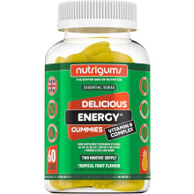 Tropical Fruit Flavoured Energy Vitamin B Complex Chewing Gum 60Pcs