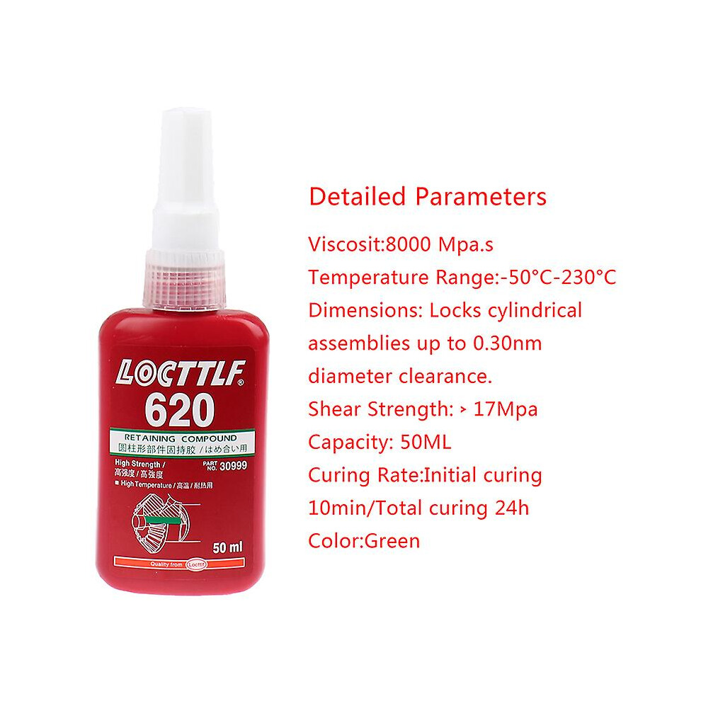 50ml 620 Retaining Compound Thread Locker Adhesive Glue Multi-purpose Use
