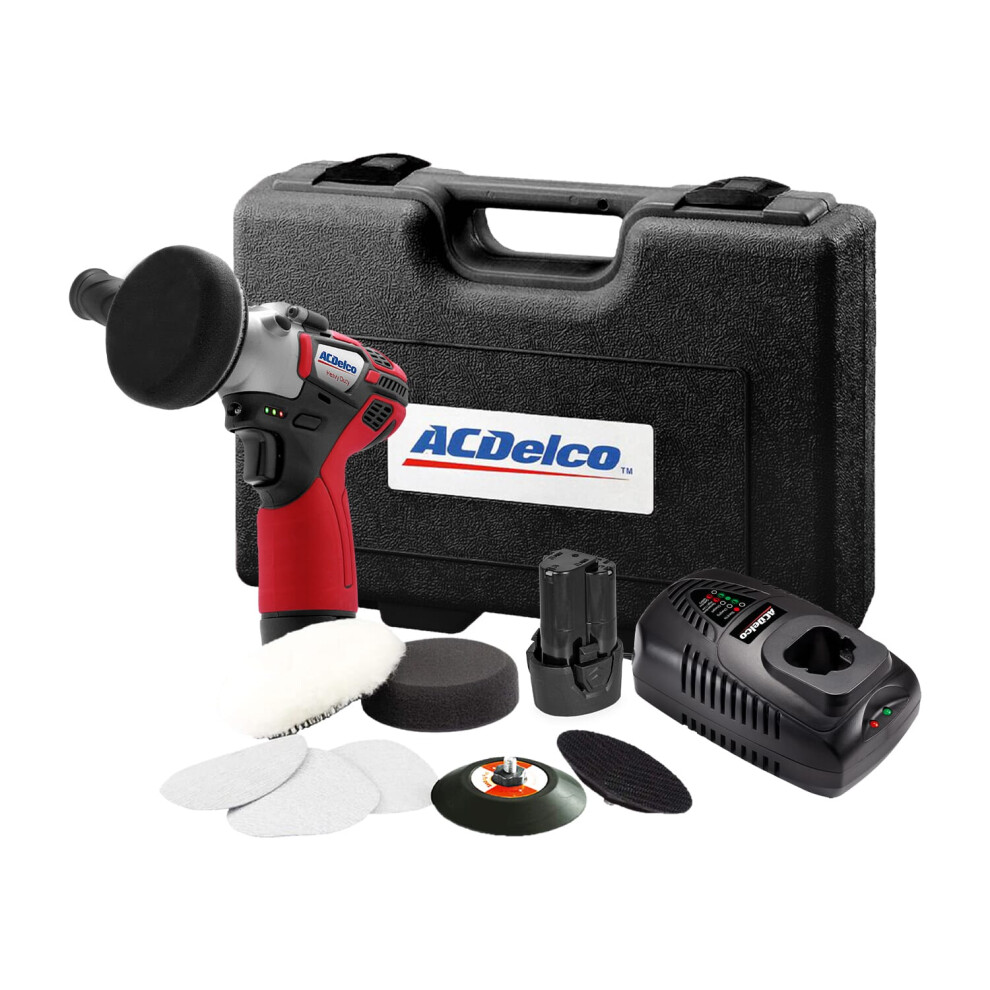 Acdelco Ars1214a1adfc Mini Cordless Dual Action Mini Polisher / Sander Set 4716872179459