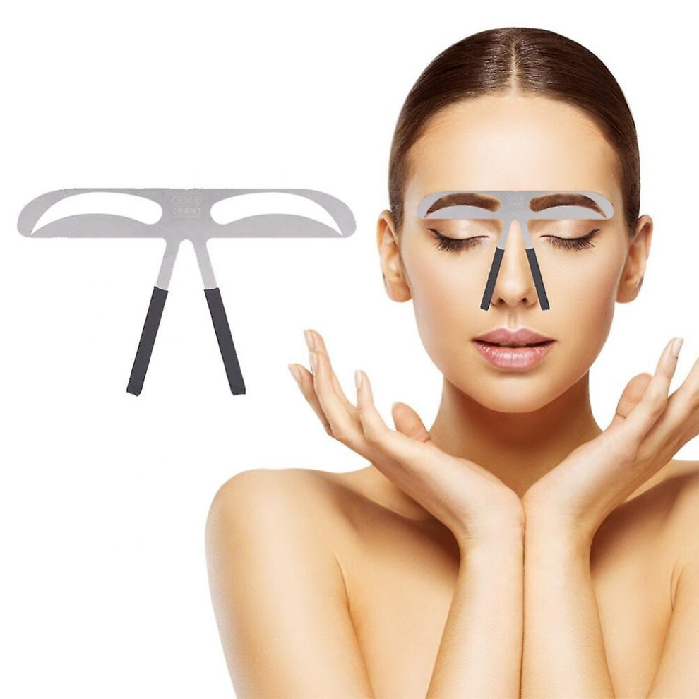 Eyebrow Measure Scale Extension Ruler Meteor Shape Eyebrow Stencil Makeup
