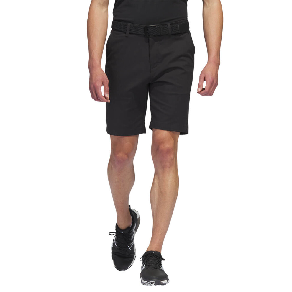 (38" Waist, Black) adidas Golf Mens Go-To Stretch Recycled Sustainable Comfort Shorts