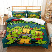 (Style 01, Double(200X200CM/3PCS)) Ninja Dragon Bedding Single Double Duvet Cover UK