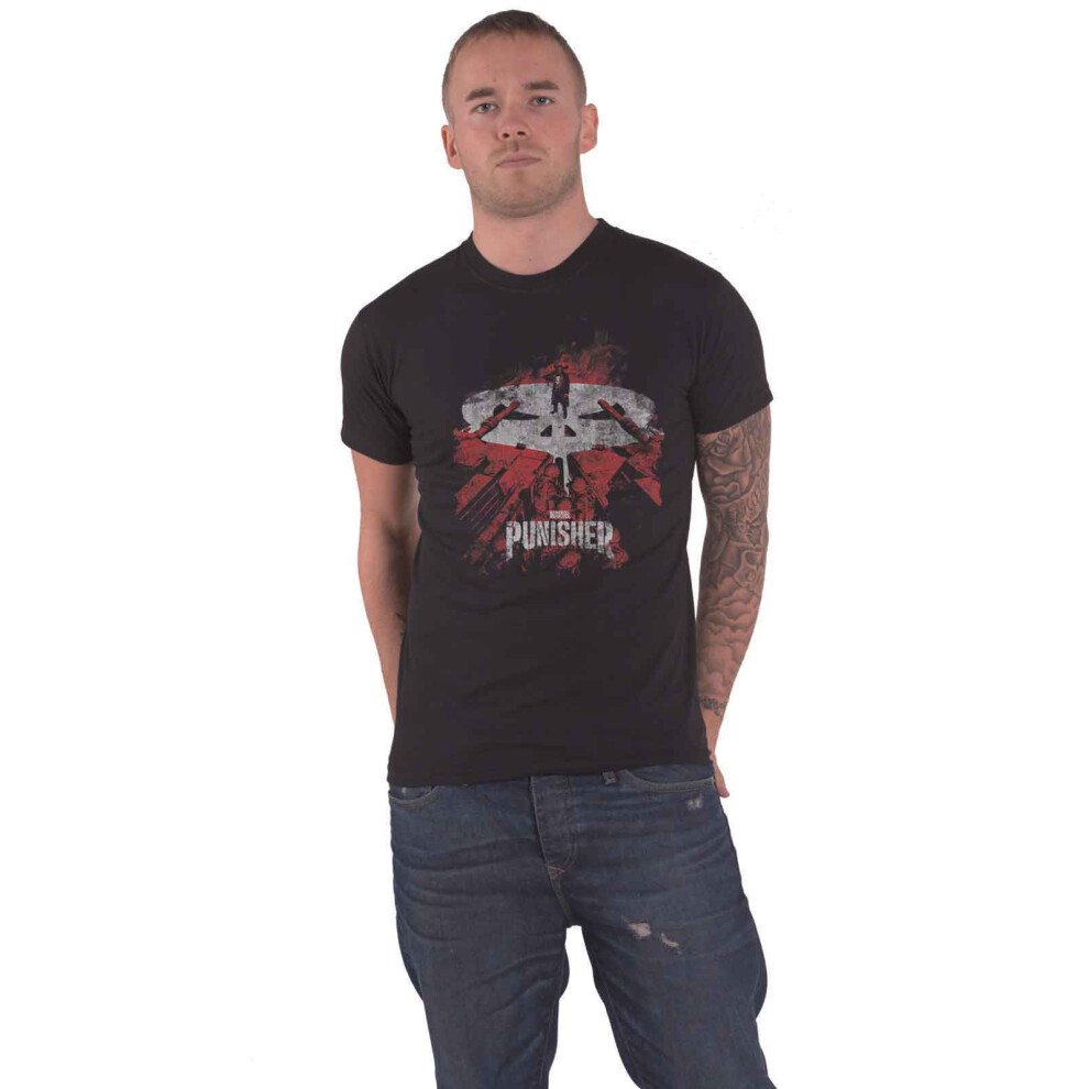 Punisher Red Tanks T Shirt