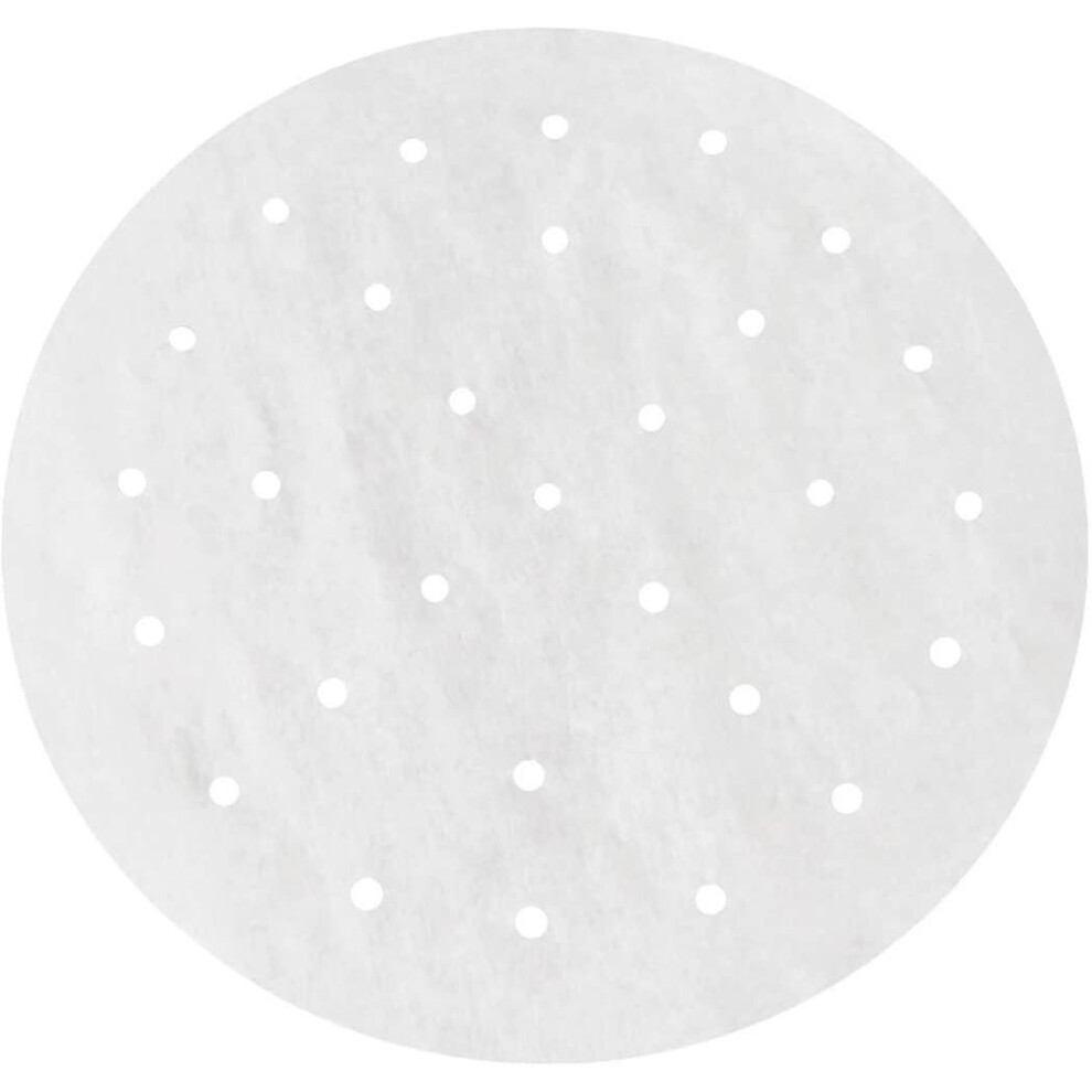 100 Pieces 9 Inch Perforated Paper Bamboo Steamer Paper Liners Steamer
