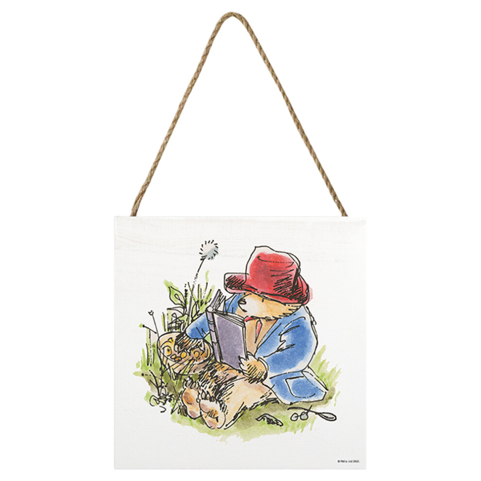 Paddington Bear Picnic Wooden Block