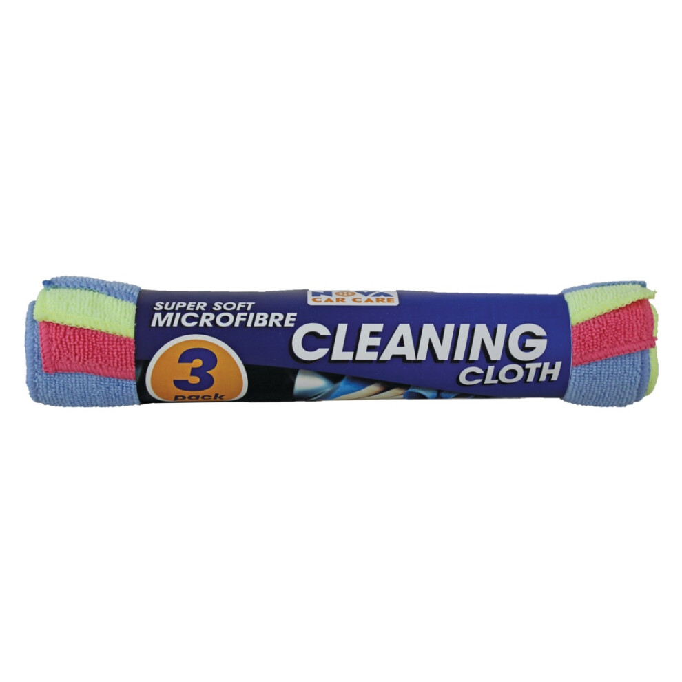 Granville Chemicals Microfibre Cleaning Cloth (Pack Of 3)