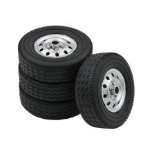 4pcs Wheel Tire Tyre For D12 1/10 Rc Truck Car Diy Upgrade Spare Parts Accessories (haoyi)