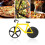 Bicycle Pizza Cutter, Stainless Steel Double Pizza Cutter 2