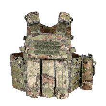 (7) Outdoor Training Tactic Vest Body Armor Adjustable Combat Vest Molle Plate Carrierr Vest Cs