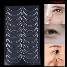 (20pcs) 1/2/4/5/6/20pcs Reusable Anti Eye Forehead Invisible Anti-aging Face Pad Medical Grade Silicone Prevent Wrinkles Lines Patch