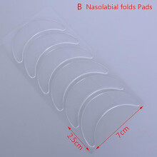 (6pcs) 1/2/4/5/6/20pcs Reusable Anti Eye Forehead Invisible Anti-aging Face Pad Medical Grade Silicone Prevent Wrinkles Lines Patch