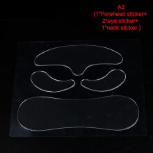 (4pcs) 1/2/4/5/6/20pcs Reusable Anti Eye Forehead Invisible Anti-aging Face Pad Medical Grade Silicone Prevent Wrinkles Lines Patch