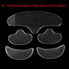 (5pcs) 1/2/4/5/6/20pcs Reusable Anti Eye Forehead Invisible Anti-aging Face Pad Medical Grade Silicone Prevent Wrinkles Lines Patch