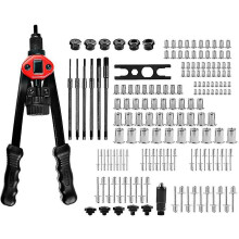 13'' Double Handle Rivet Pliers With Thread 330mm Heavy Duty Rivet Pliers Kit Rivet Pliers 100 Rivet Nuts M3 M4 M5 M6 M8 M10 M12 100 Rivet Tools -
