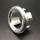 Bathroom Basin Sink Overflow Trim Ring Chrome Hole Cover Inserts Round Cap 2
