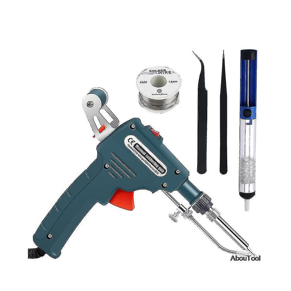 220V 60W Manual Soldering Gun Electric Gun Type Iron Automatic Soldering Machine External Heat Tin Iron Gun 9497821000622