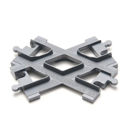 Duplo train tracks blocks crossover parts railway switch building bricks gift 2