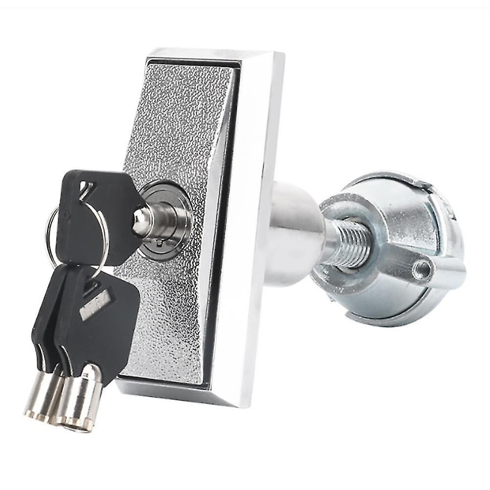 Vending Machine Lock, Universal Zinc Alloy Security Lock With Key For Safe Cabinet Lock, Snack Soda Vending Machine Lock (Silver) (1Pcs) 9363541253320