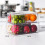 Living And Home 4Pcs Transparent Refrigerator Bins Organizer Set 5