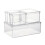 Living And Home 4Pcs Transparent Refrigerator Bins Organizer Set 3