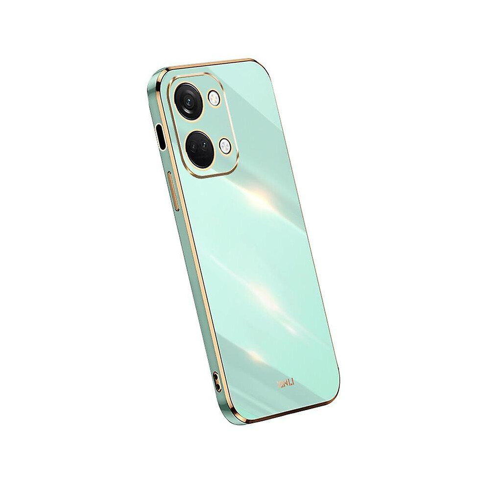 (Cyan) Xinli For Oneplus Nord 3 5G/Ace 2V Soft Tpu Phone Case Electroplating Edge Phone Cover Blue 9152243476836