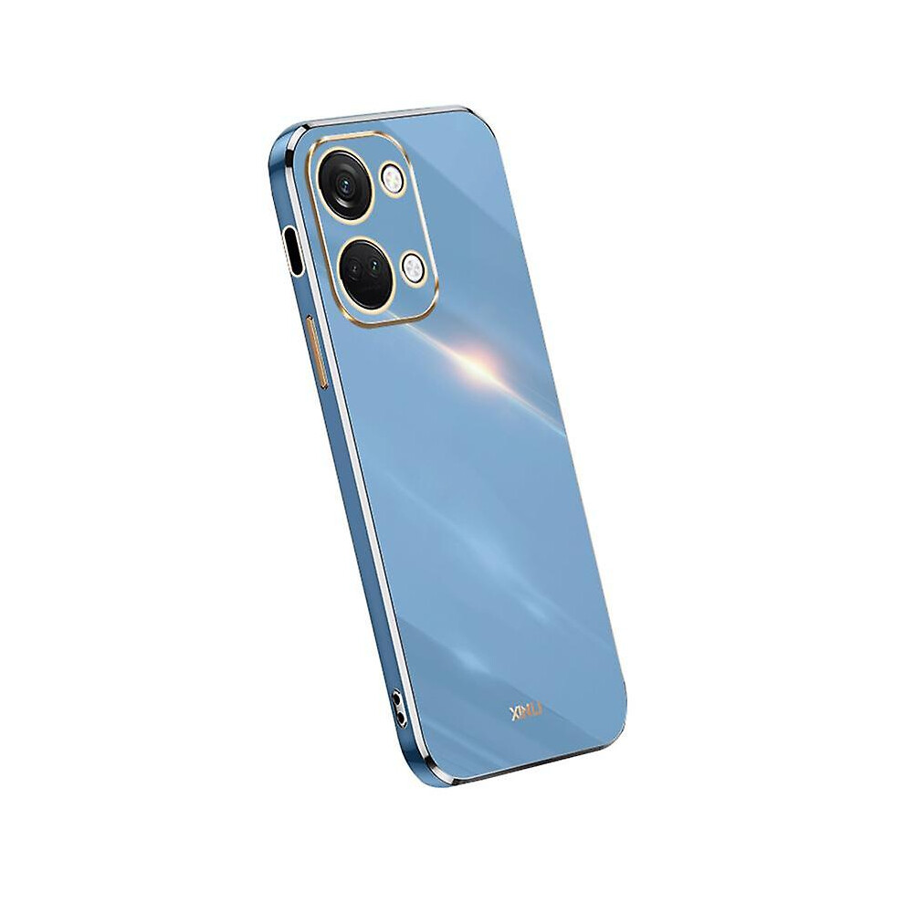 (Blue) Xinli For Oneplus Nord 3 5G/Ace 2V Soft Tpu Phone Case Electroplating Edge Phone Cover Blue 9152243476850