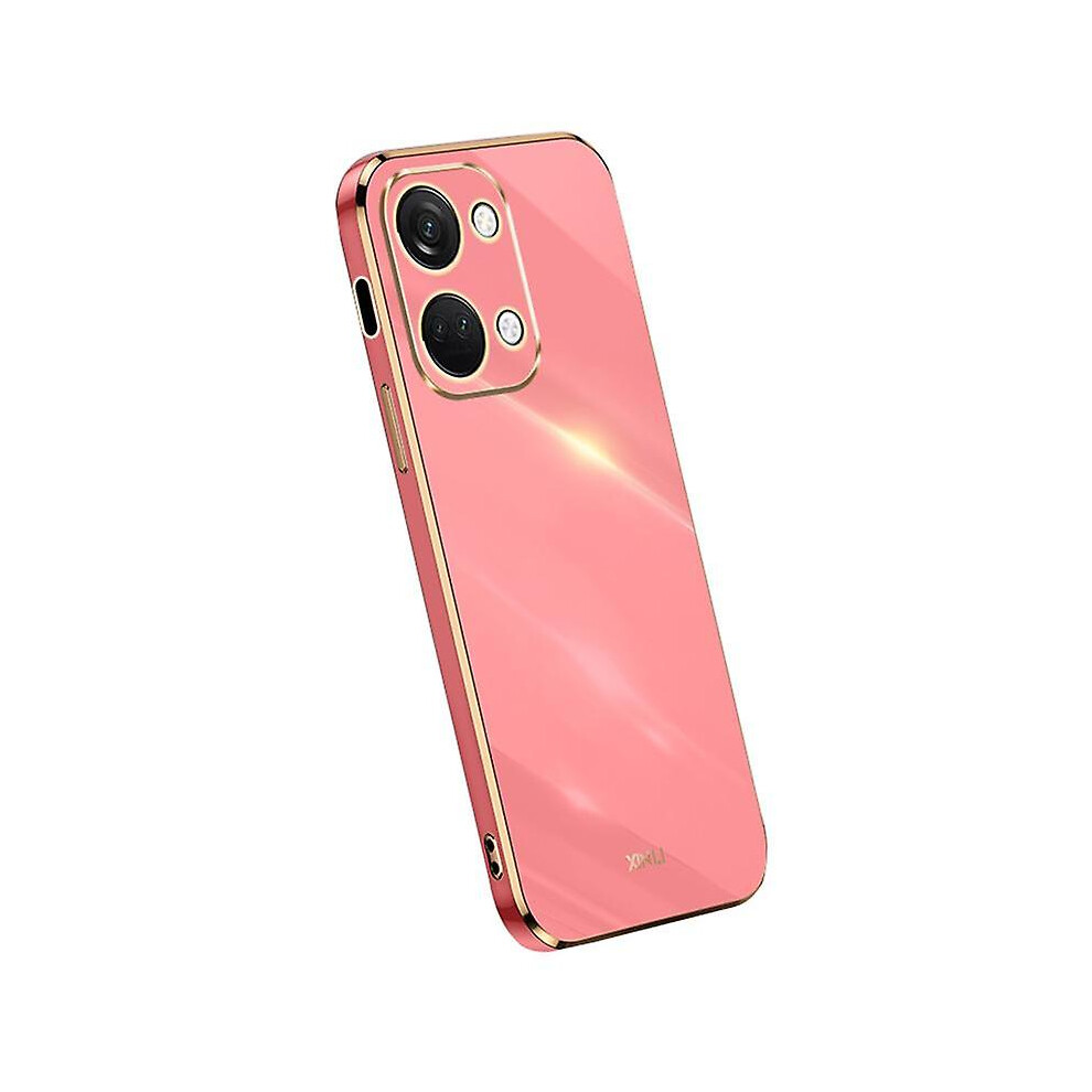 (Red) Xinli For Oneplus Nord 3 5G/Ace 2V Soft Tpu Phone Case Electroplating Edge Phone Cover Red 9152243476867