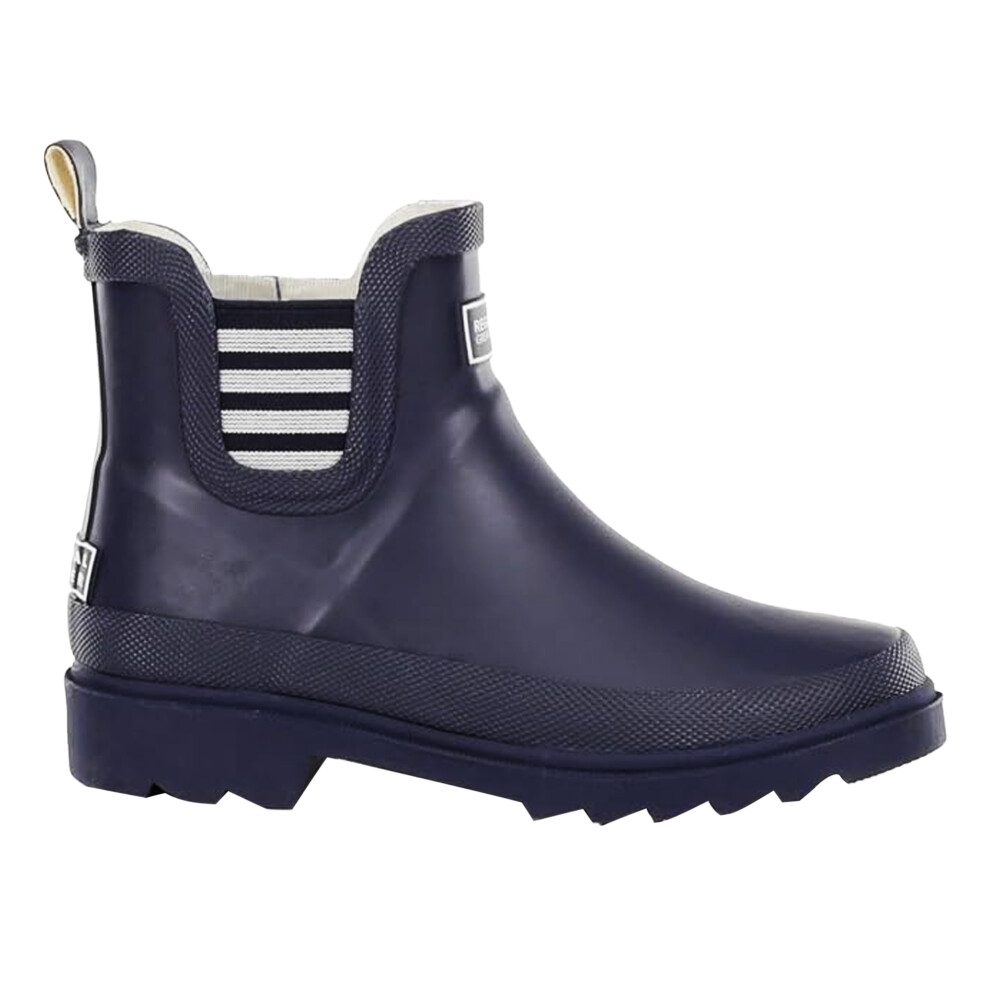 (4 UK Child, Navy/White) Regatta Childrens/Kids Harper Wellington Boots