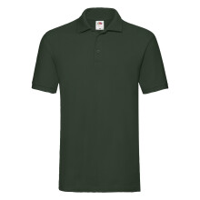 (M, Bottle Green) Fruit of the Loom Mens Premium Pique Polo Shirt