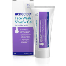Acnecide Face Wash, 50g, For Acne Treatment & Spot Treatment with 5% Benzoyl Peroxide