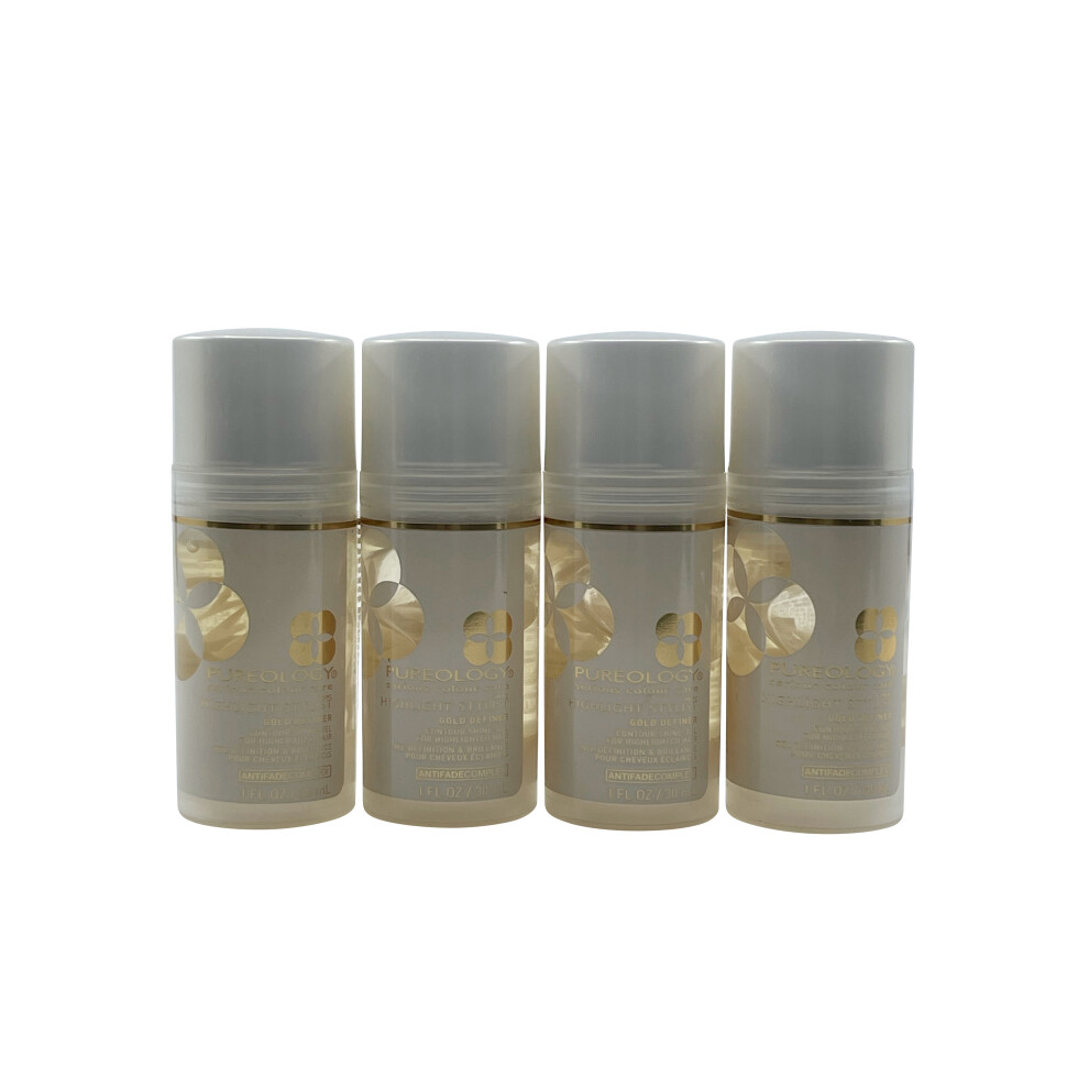 Pureology Highlight Styler Gold Definer 1 OZ Set of 4