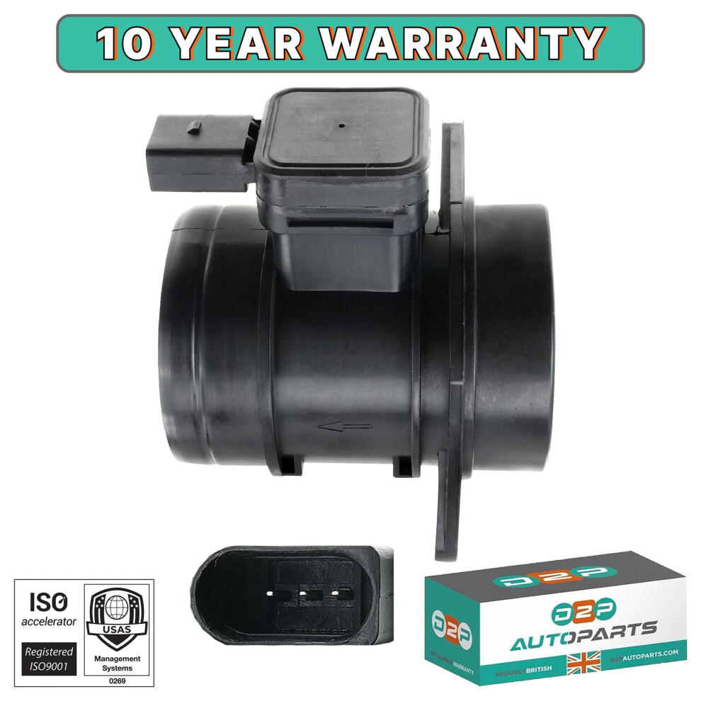 Mass Air Flow Meter Sensor (3 Pins) For Audi A1, A3 & Vw Caddy,Golf,Passat, Polo 5056167400042