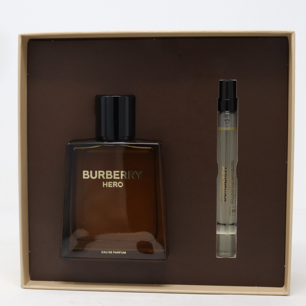 Burberry Hero 2 Piece Gift Set: 100ml EDP Spray - Eau de Parfum 10ml