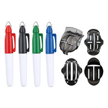 1 Set Golf Ball Marker With Line Marker Pens High Precision Golf Ball Marker Stencil Alignment Tool Kit Golf Accessories
