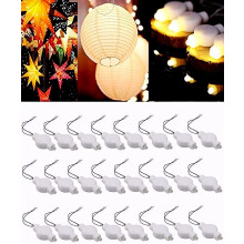 Small Led Lights, 24 Pack, Battery Powered For Paper Lanterns, Balloons, Floral, Weddings