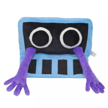 (TV) Hot Rainbow Friends Purple Blue Plush Toy Cartoon