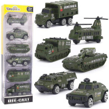 Car Model Mini Pocket Size For Military Vehicles, 6 Pieces