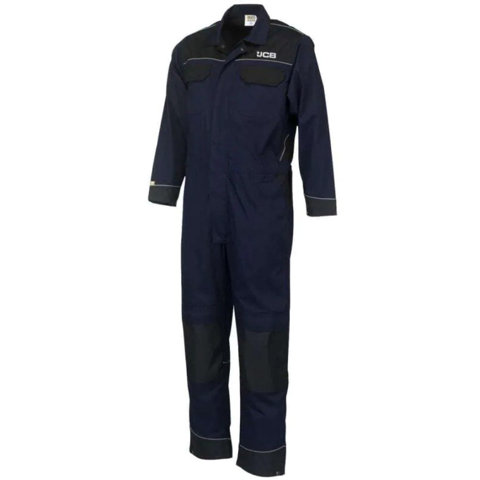 (Navy/Black, XXL) JCB Trade Coverall