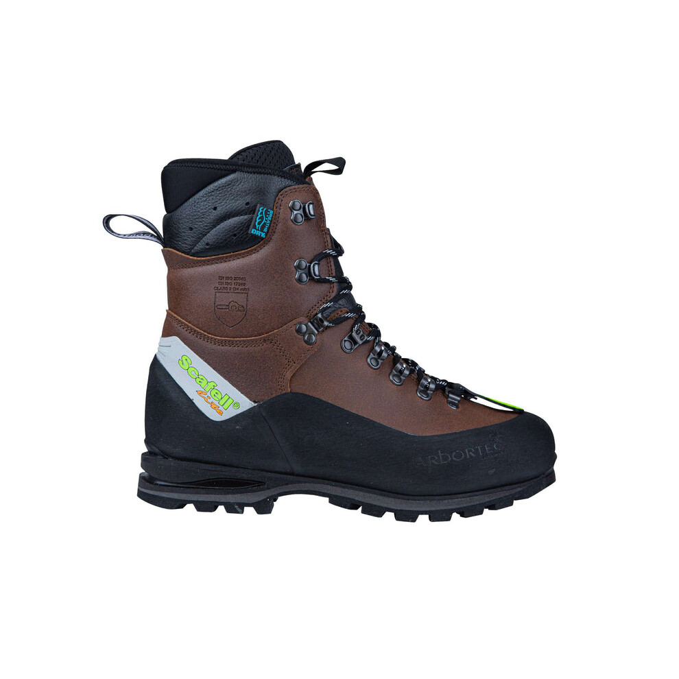 (Brown, UK 8) Arbortec Scafell Lite Chainsaw Boot Class 2