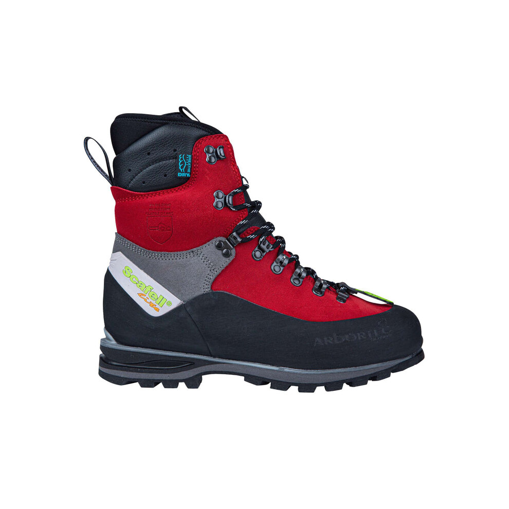 (Red, UK 10) Arbortec Scafell Lite Chainsaw Boot Class 2