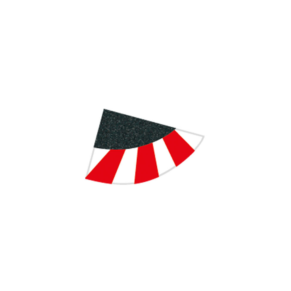 Carrera Track End Piece For Outside Shoulder (4), Wide 20598 1:24